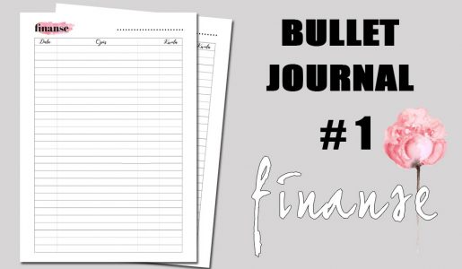 BULLET JOURNAL – FINANSE