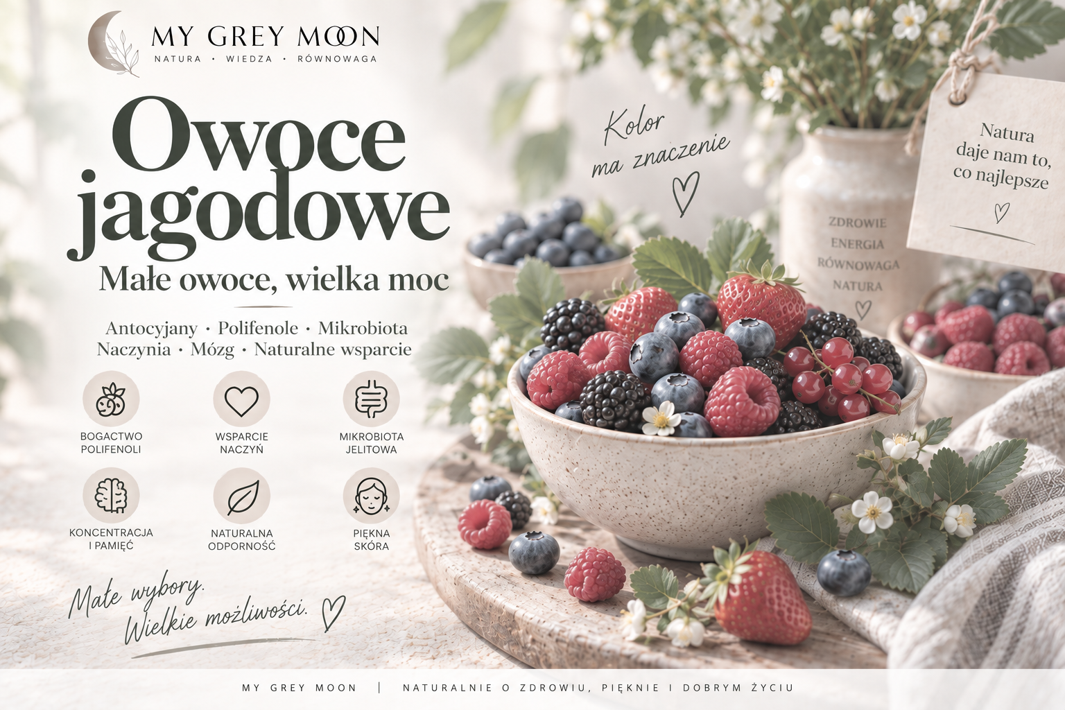 owoce jagodowe dla zdrowia i urody