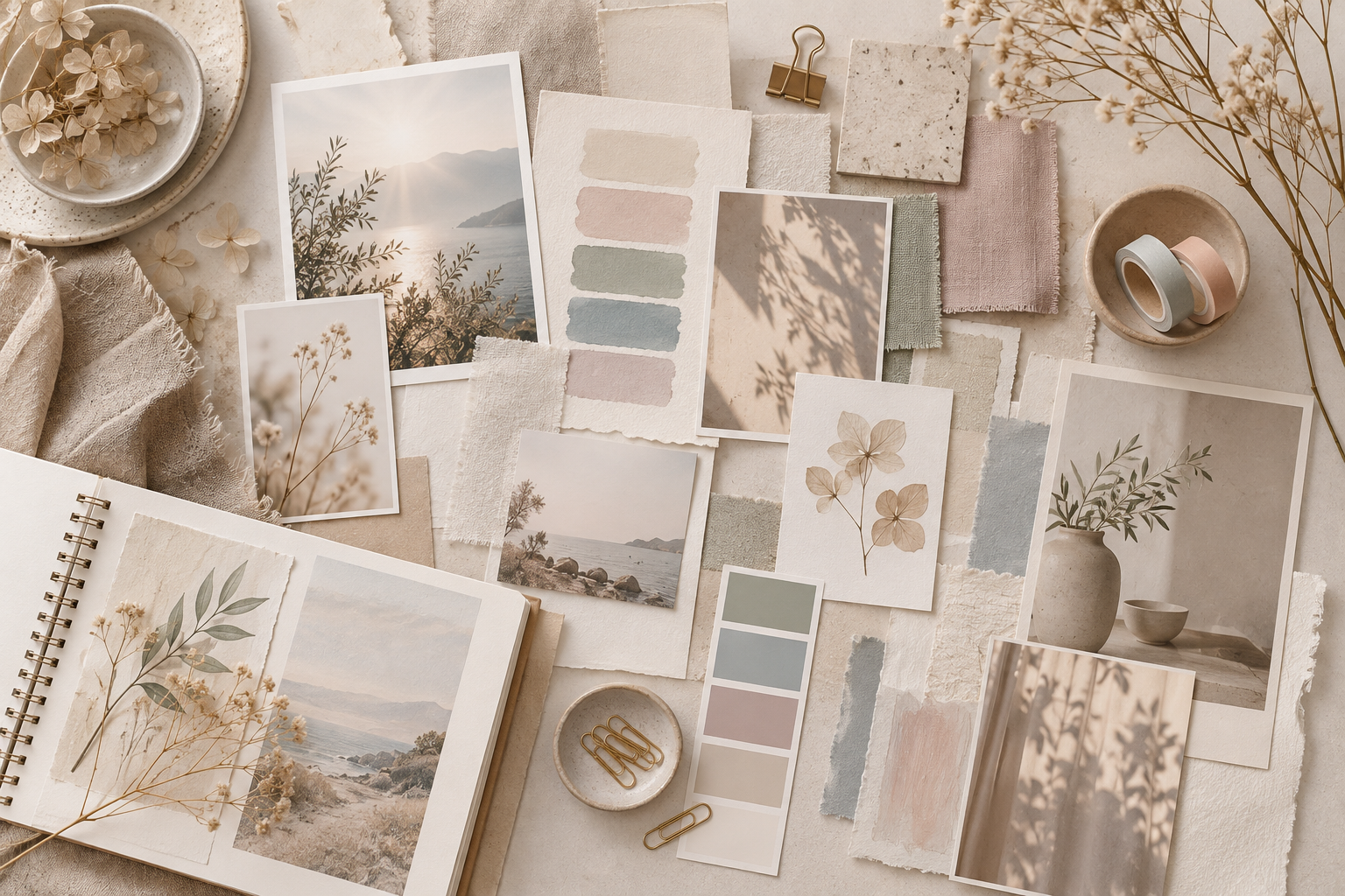 mój moodboard na każdy pomysł